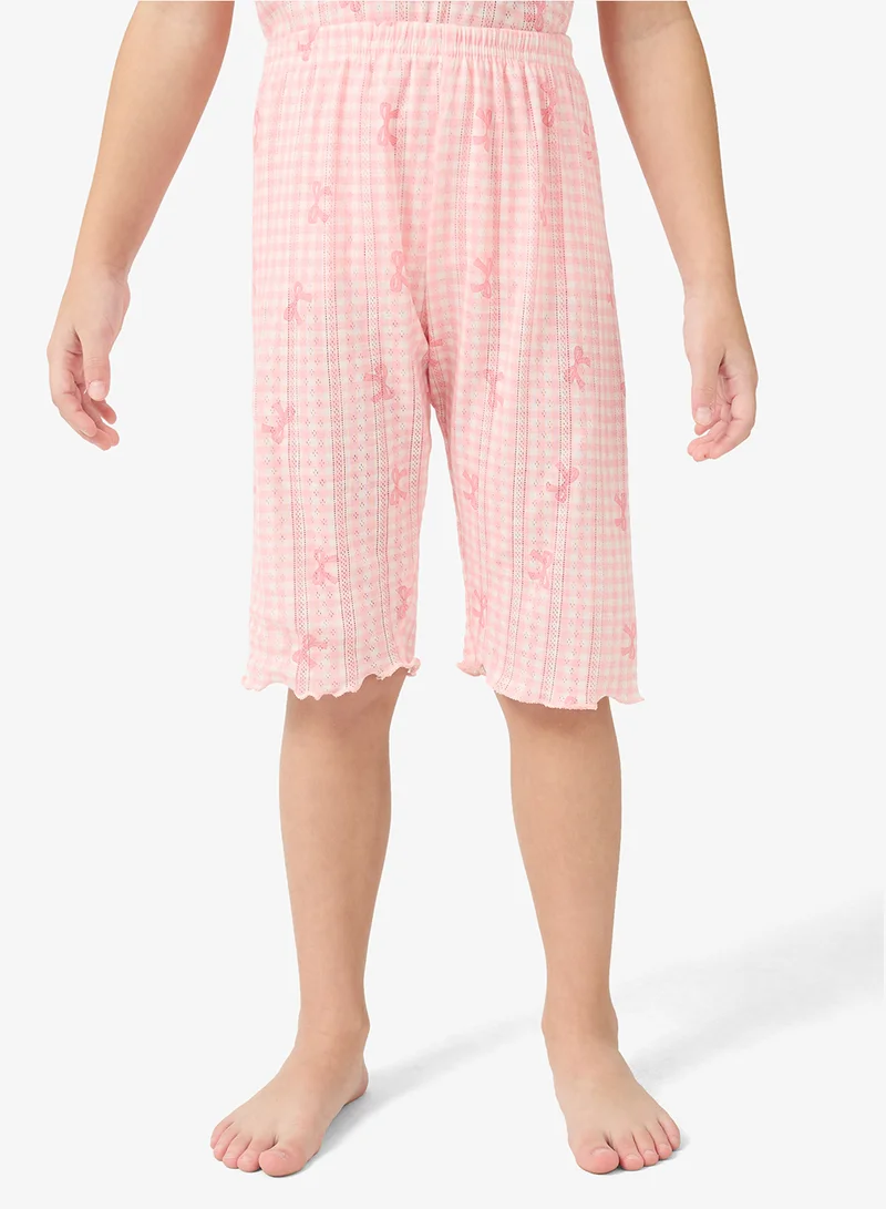 Pinata  Bow Print Short Pyjamas for Women | Best Price UAE